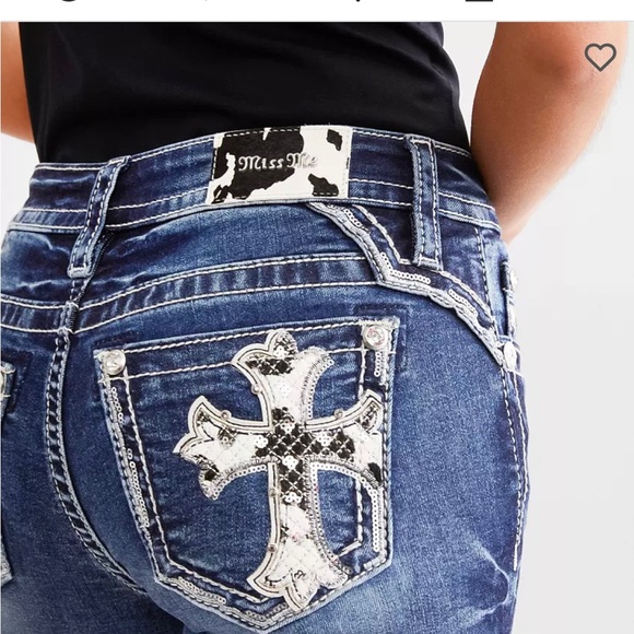 Miss Me Mid-Rise Boot Stretch Jean  25 - Picture 4 of 7